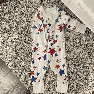 Hanna Andersson 4th of July zip pajamas